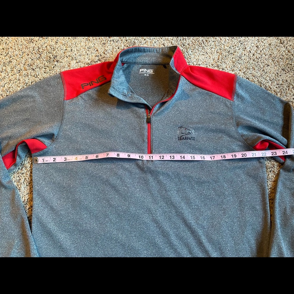 Ping Golf Pullover Q-Zip Shirt Medium Bearpath Co… - image 4